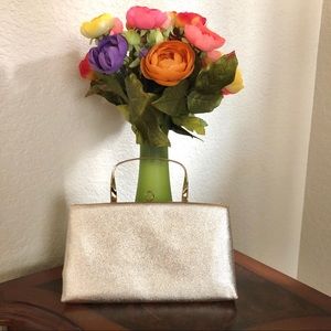 Vintage After Five Metallic Gold Evening Bag